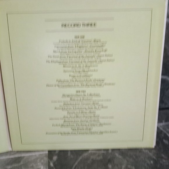 Reader's Digest Master Of Melody 3 LP Classical Music Vinyl Records Mint - Picture 4 of 7